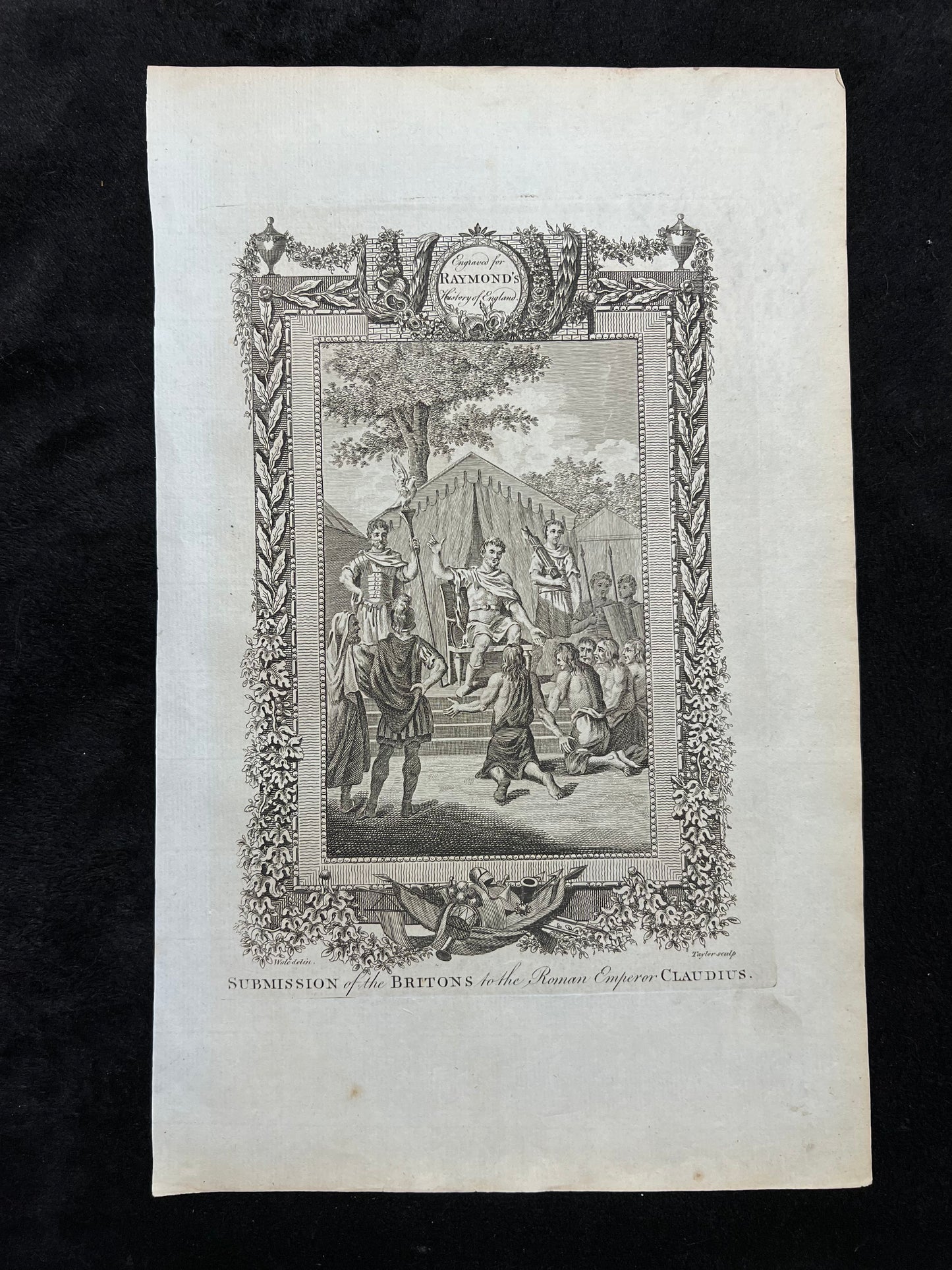 1787 British Historical Prints by Raymond, George