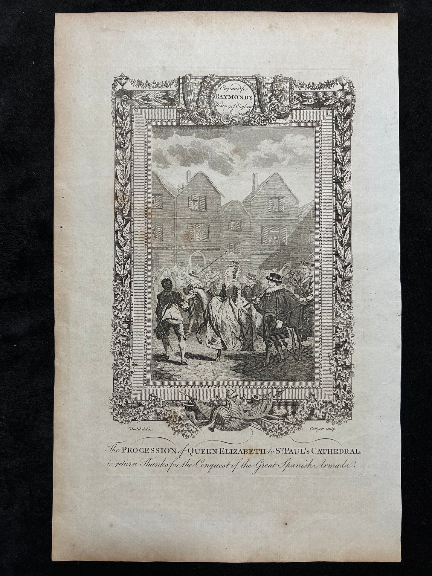 1787 British Historical Prints by Raymond, George