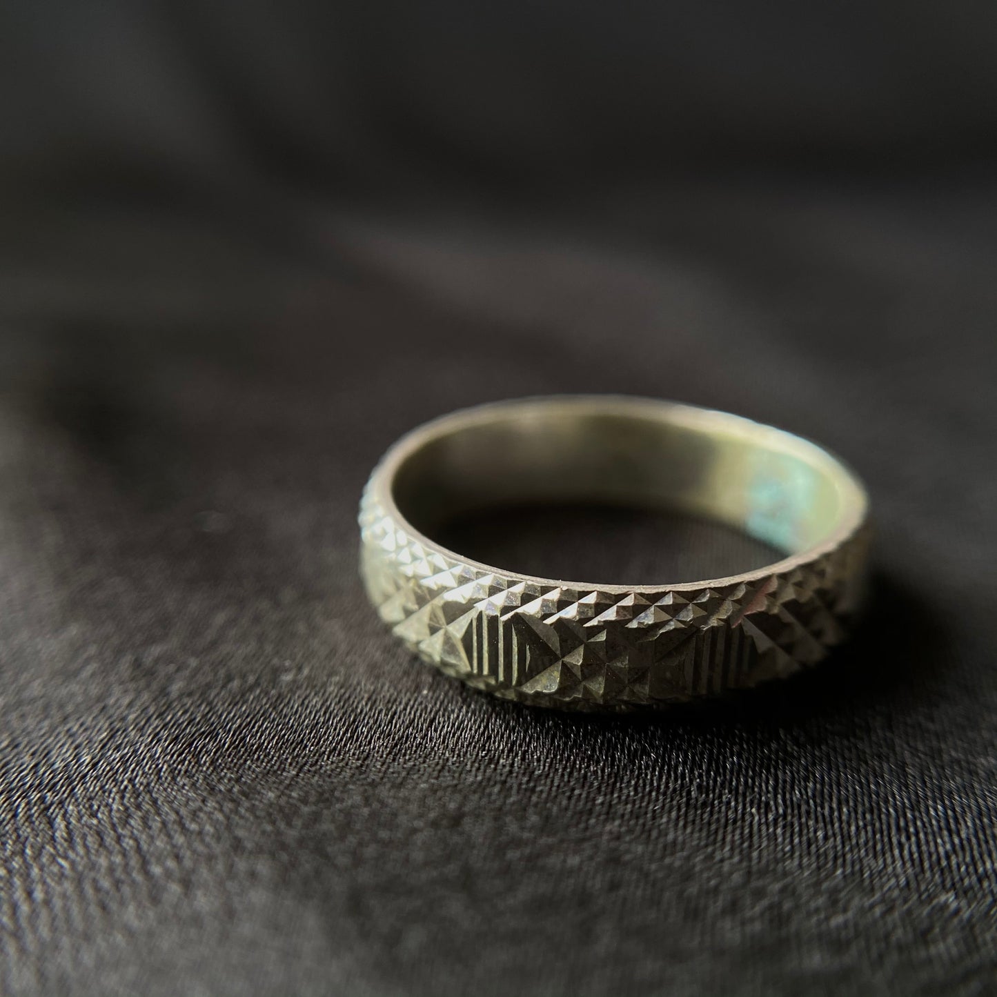 Patterned Silver Rings