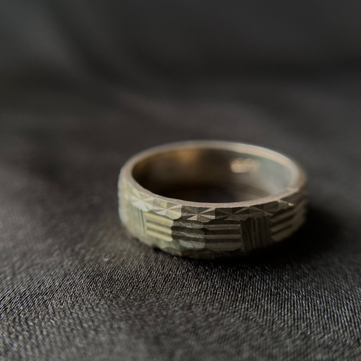 Patterned Silver Rings