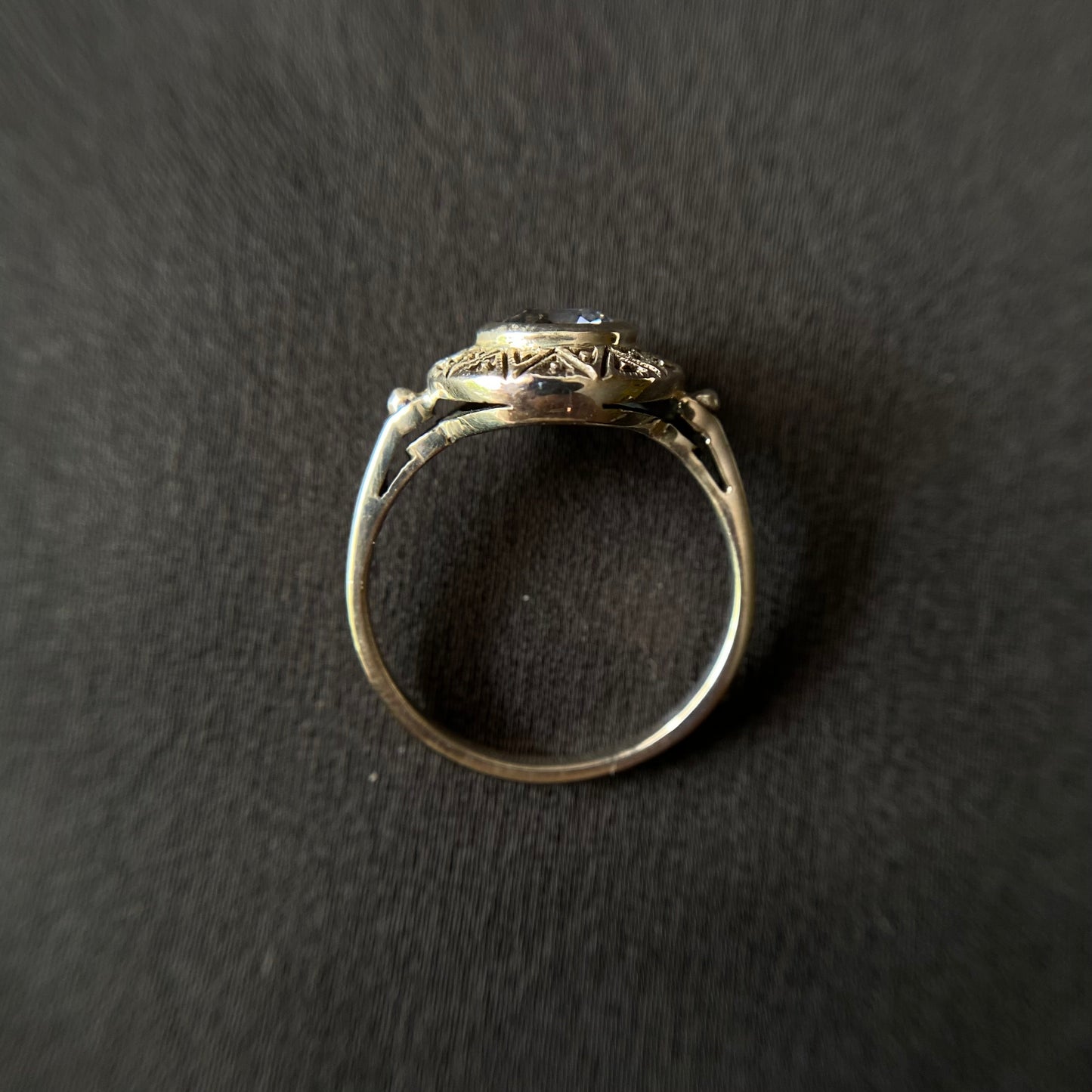 Tribal Gem Silver Ring