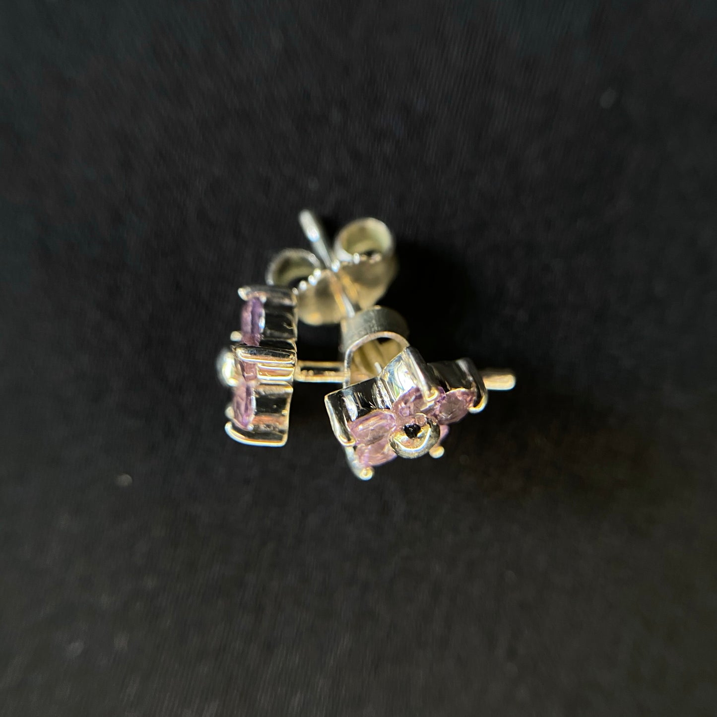 Petite Flower Gem Earring