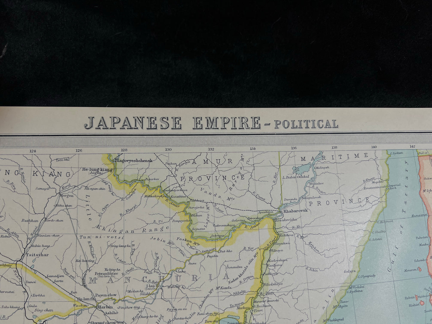 1922 Pair of Japan Maps by Bartholomew
