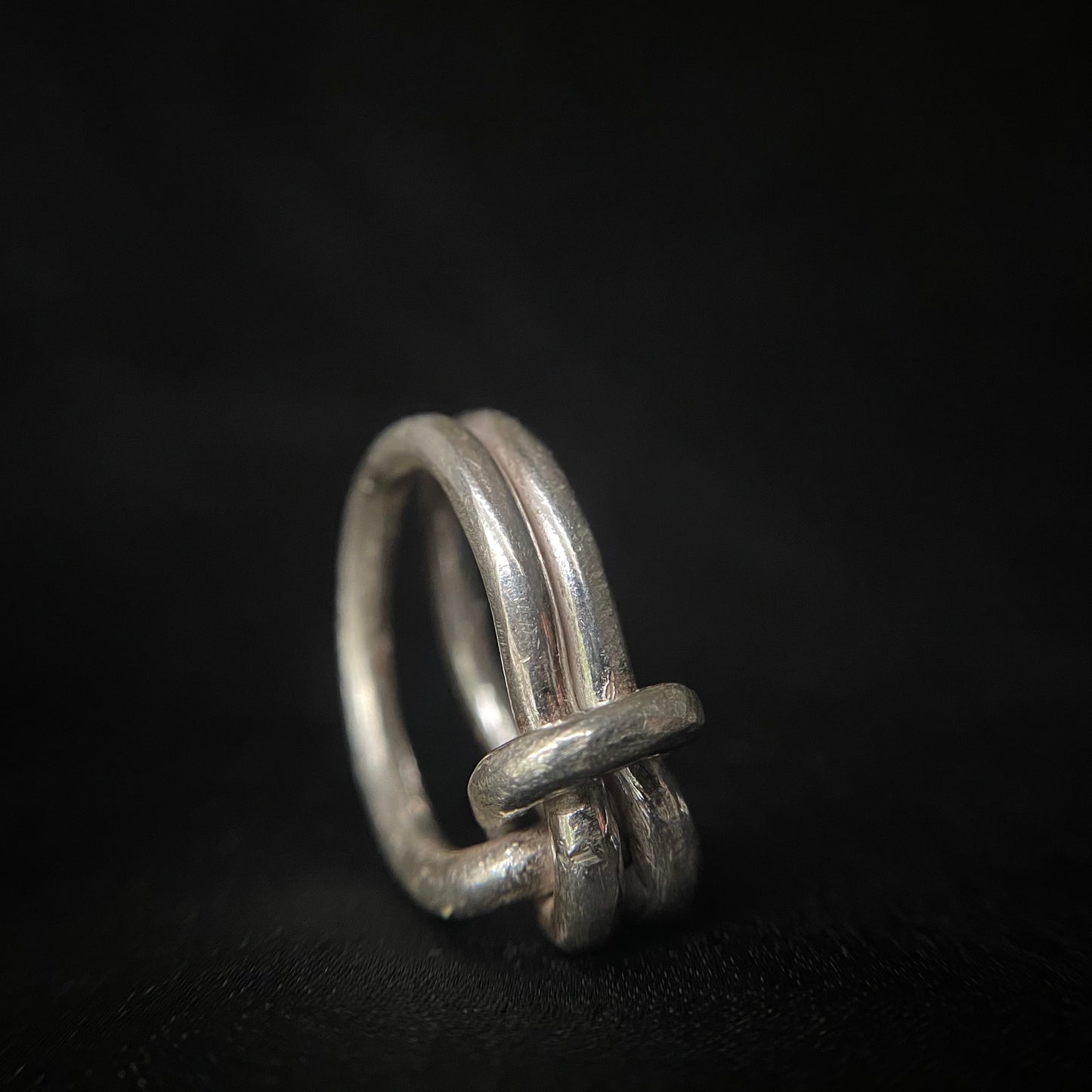 Complex Knot Silver Ring
