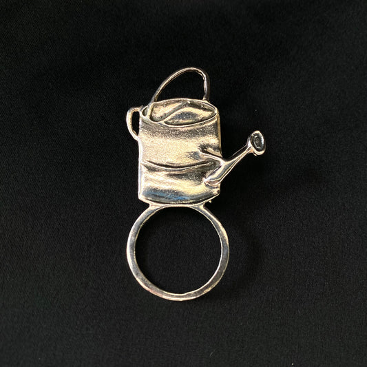Watering Can Brooch