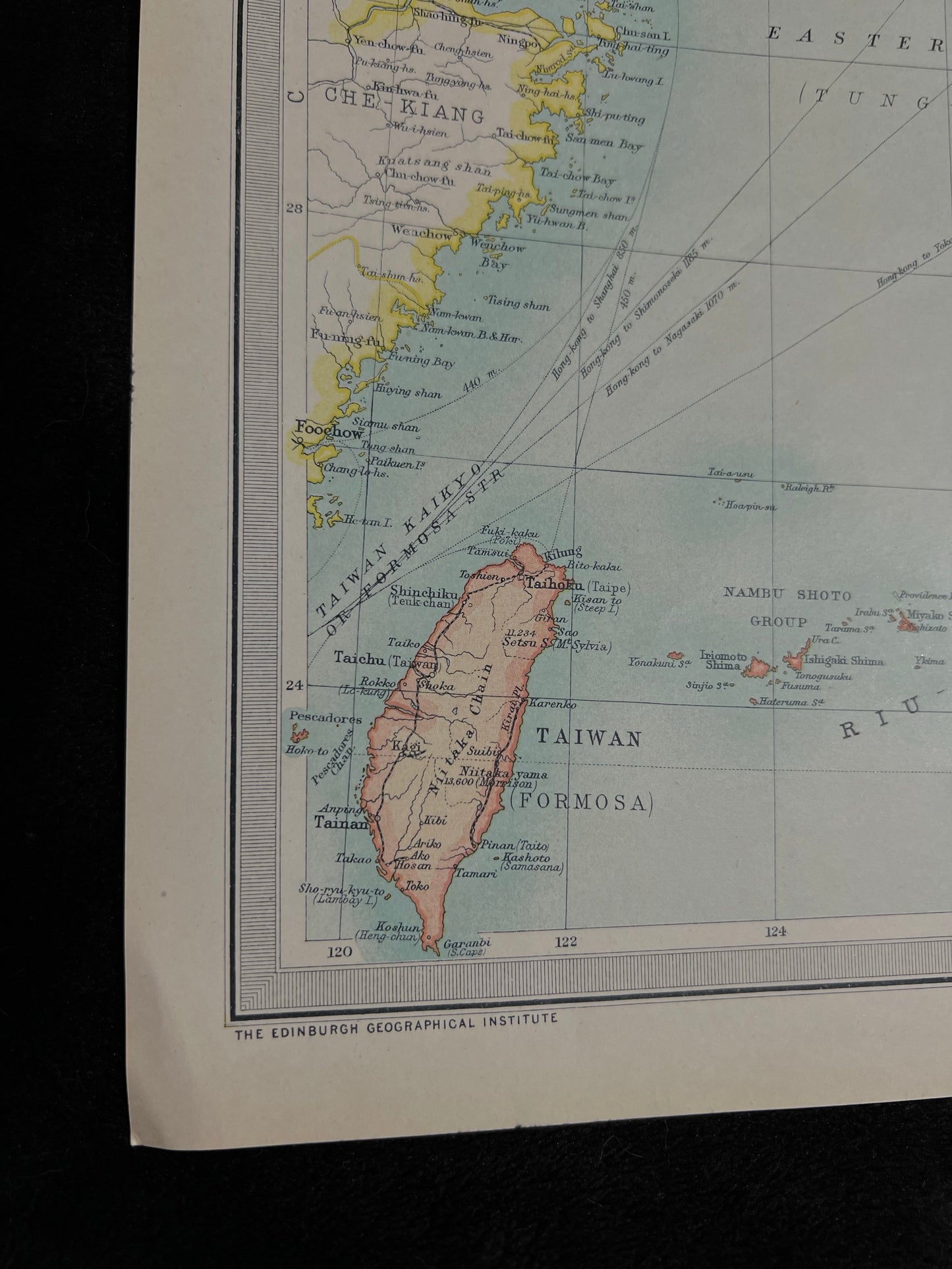 1922 Pair of Japan Maps by Bartholomew
