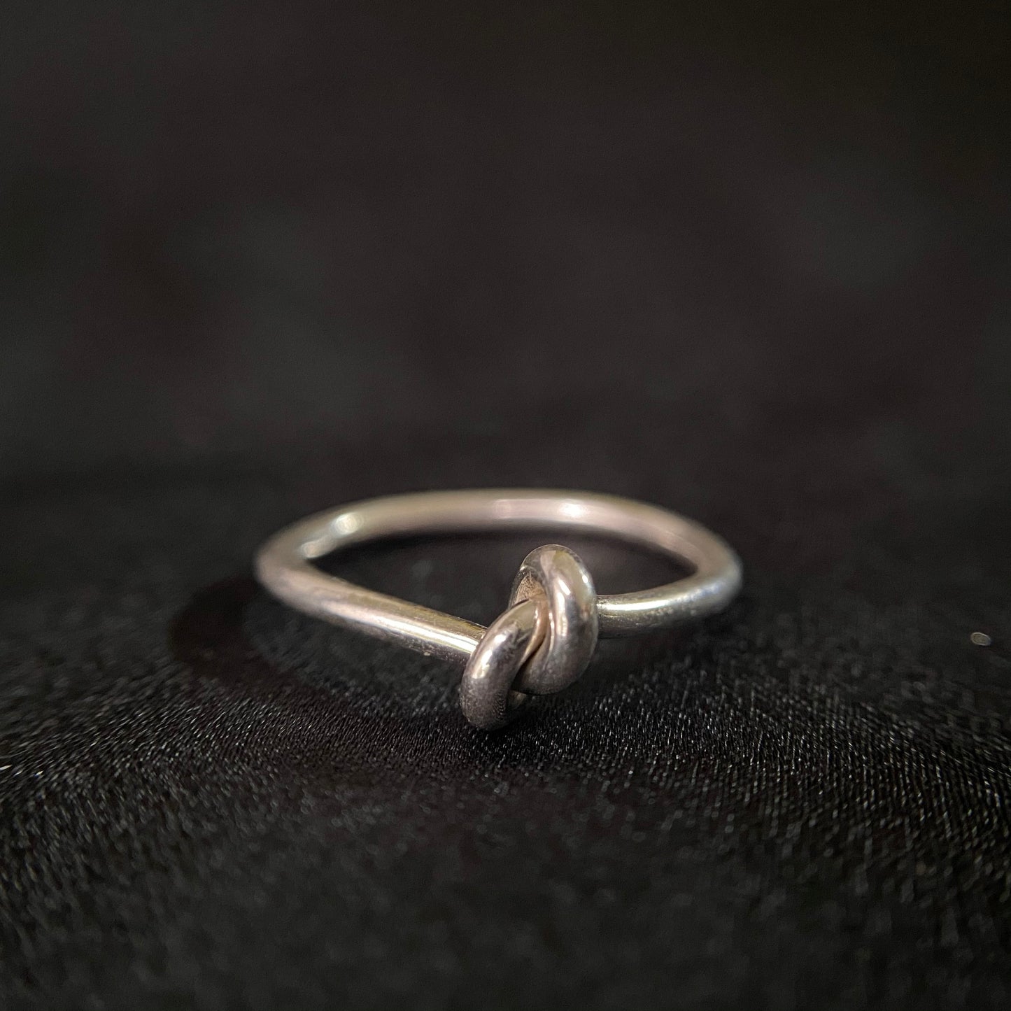 Simple Knot Silver Ring