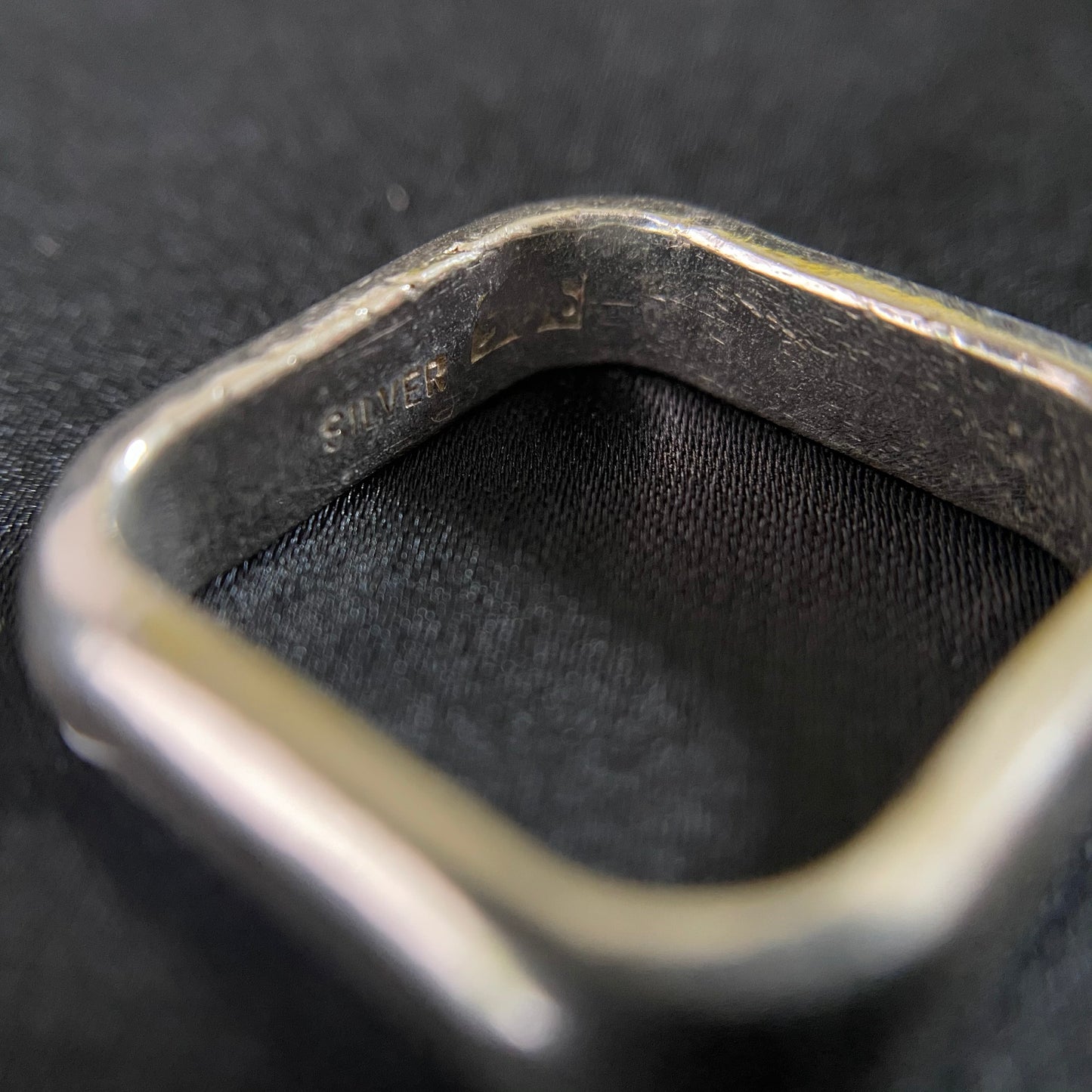 Square Silver Ring