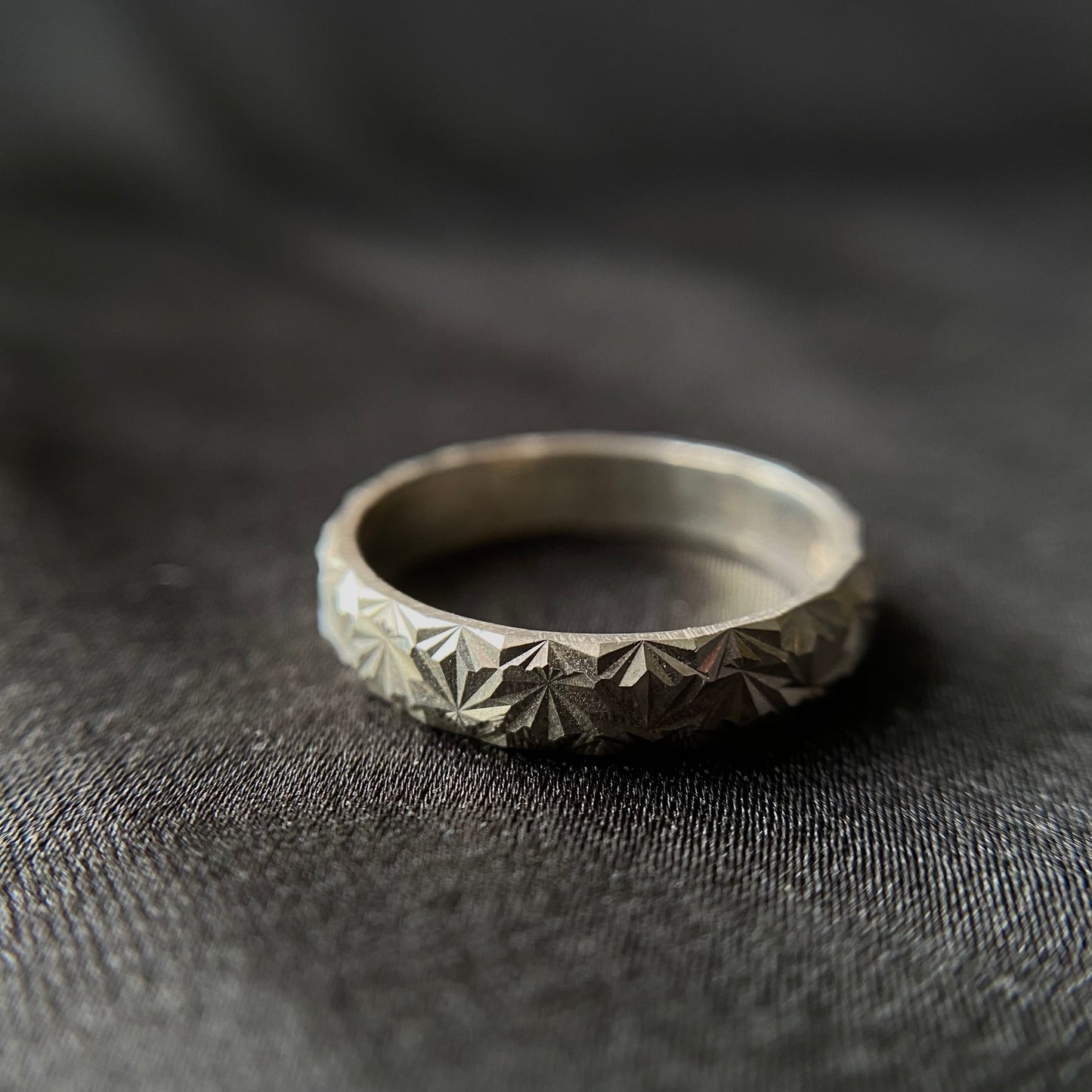 Patterned Silver Rings