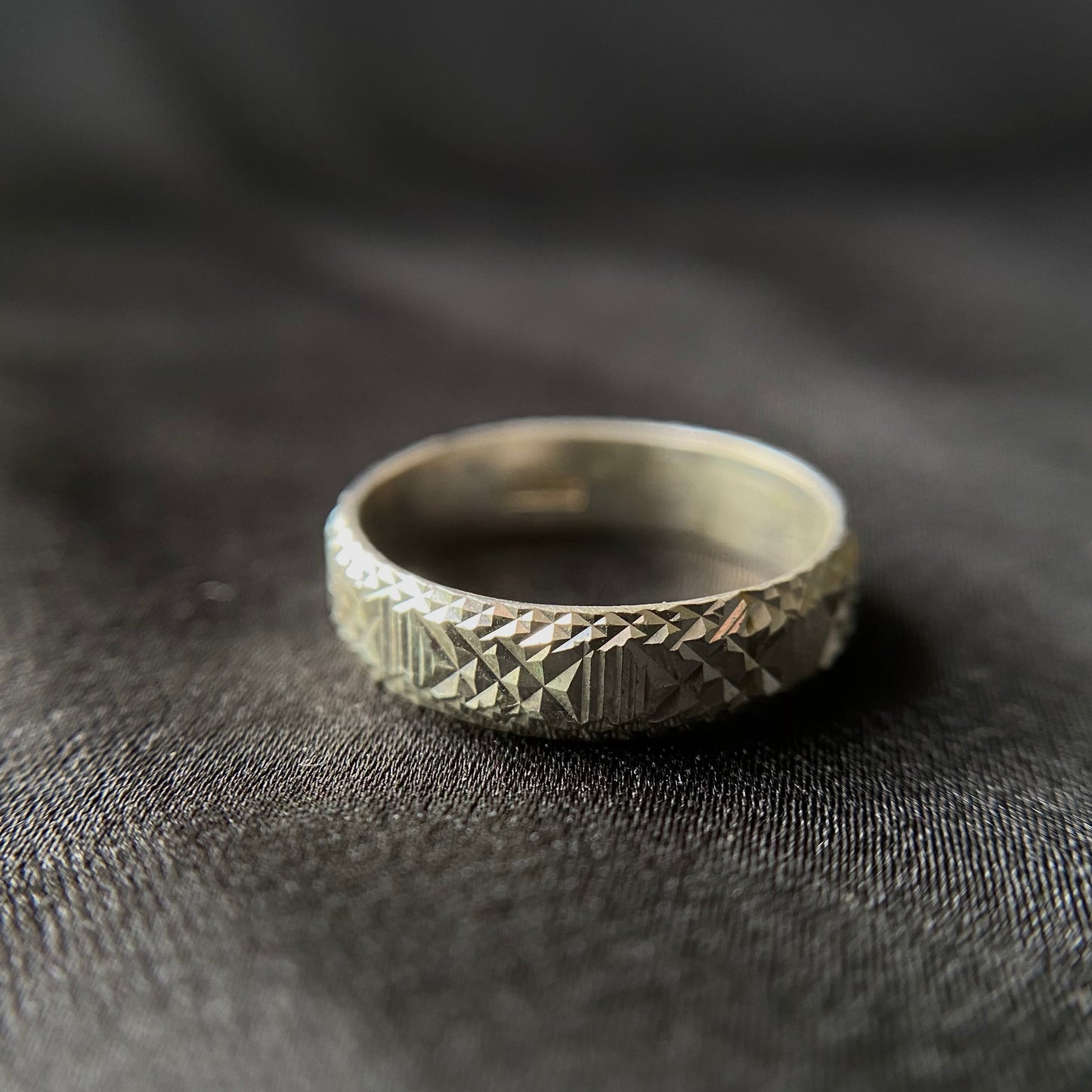 Patterned Silver Rings