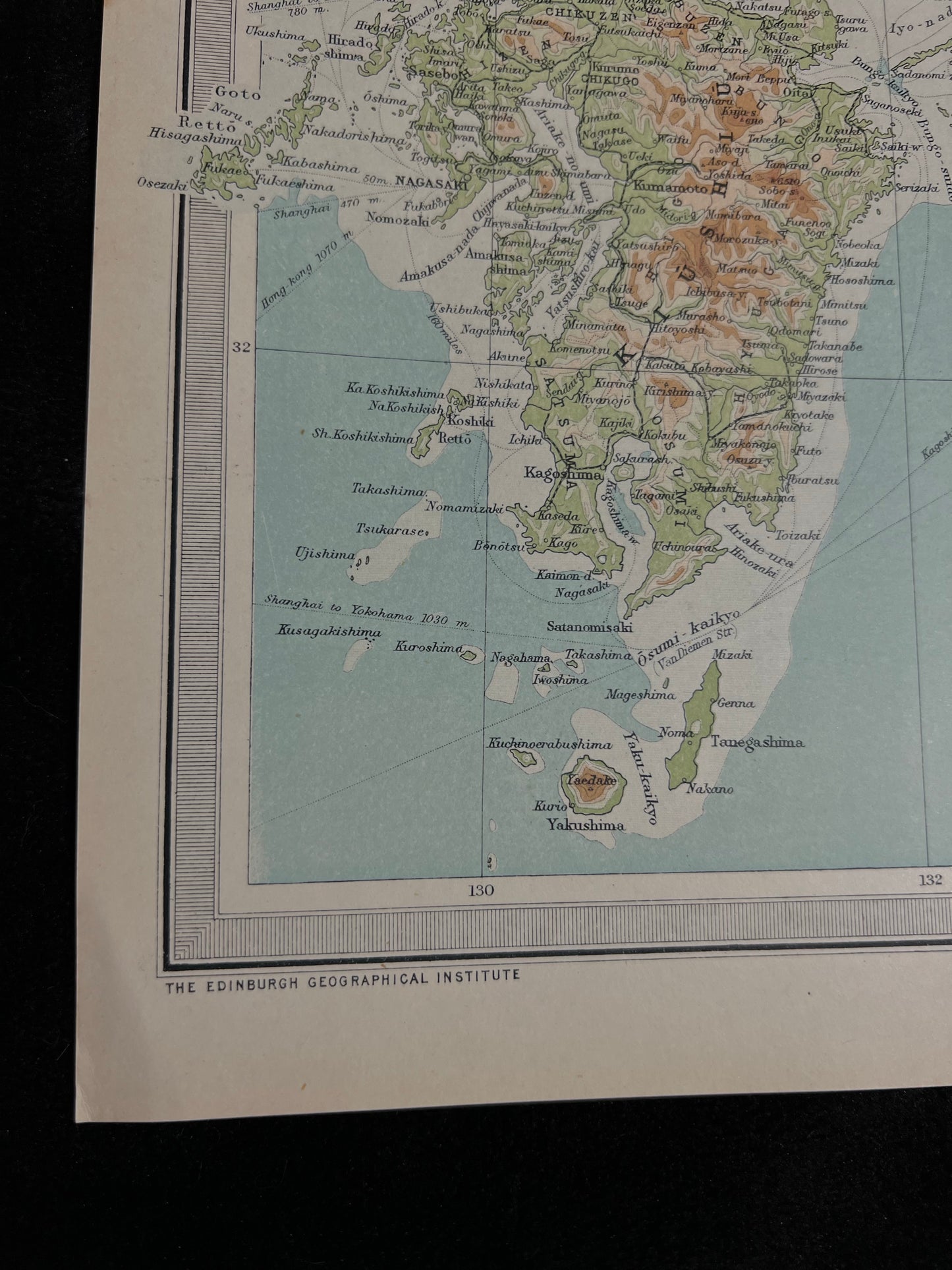 1922 Pair of Japan Maps by Bartholomew