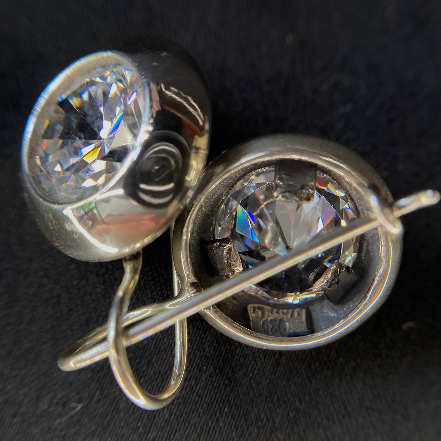 Large Zirconia Earring