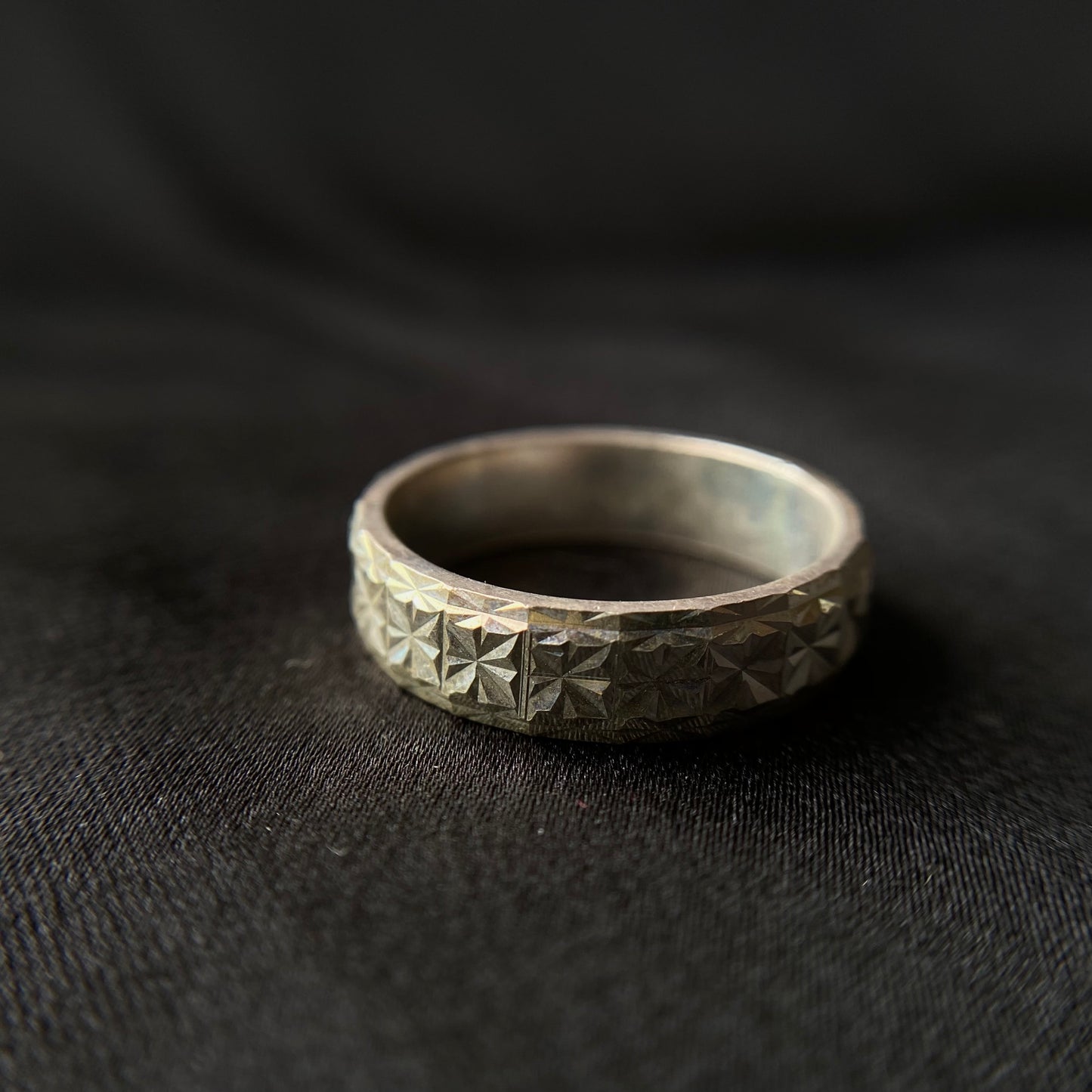 Patterned Silver Rings