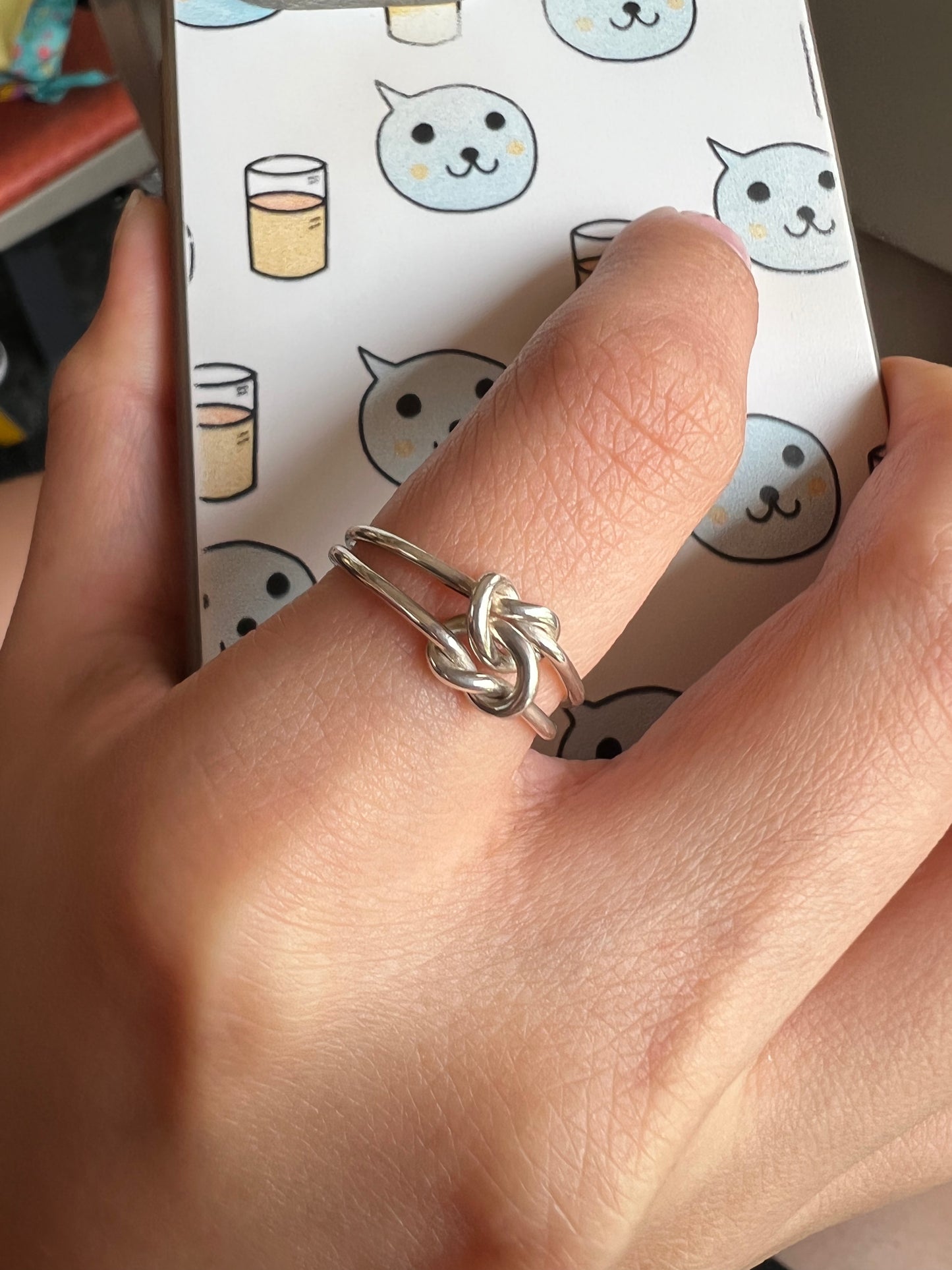 Intertwined Silver Ring